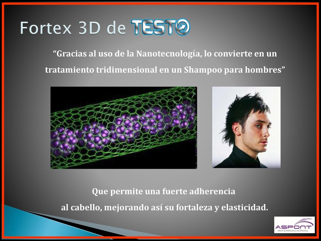 Fortex 3D de Gracias al uso de la Nanotecnología, lo convierte en un tratamiento tridimensional en un Shampoo para hombres