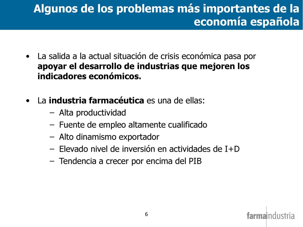 Algunos de los problemas más importantes de la economía española