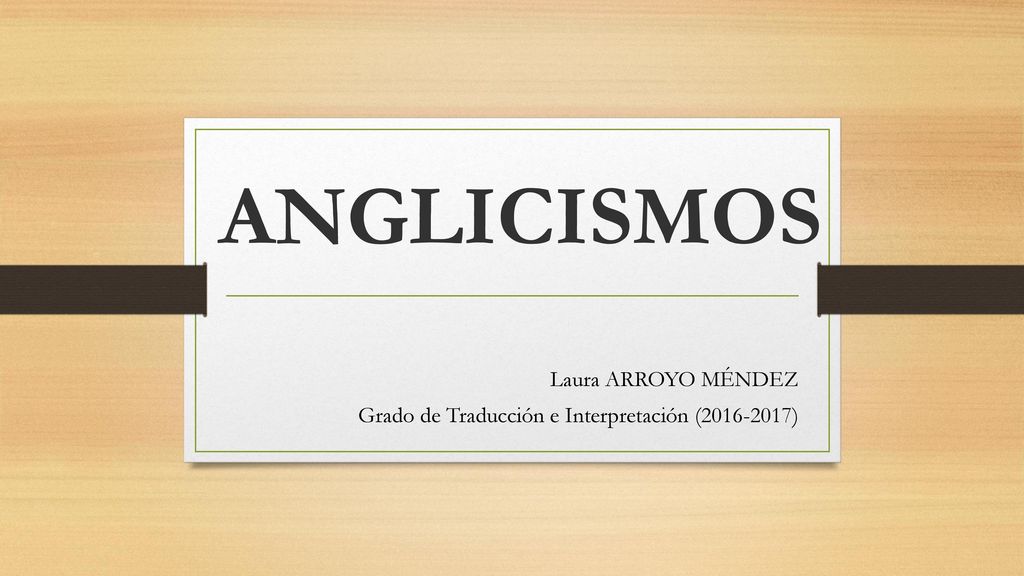 Laura ARROYO MÉNDEZ Grado de Traducción e Interpretación ( )