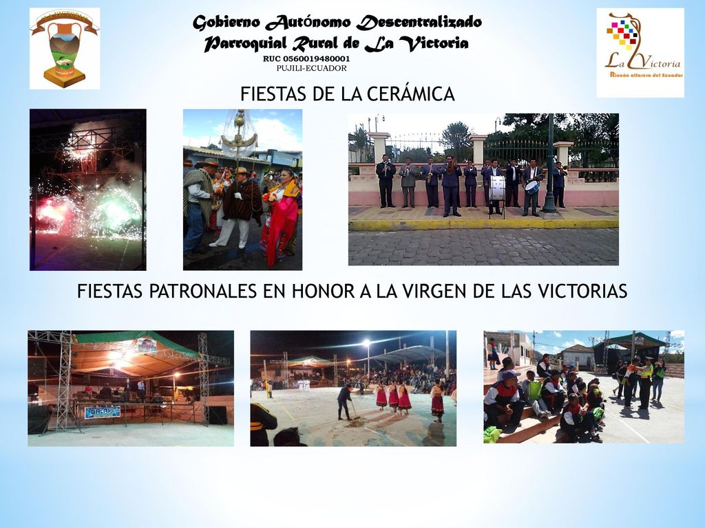 FIESTAS PATRONALES EN HONOR A LA VIRGEN DE LAS VICTORIAS