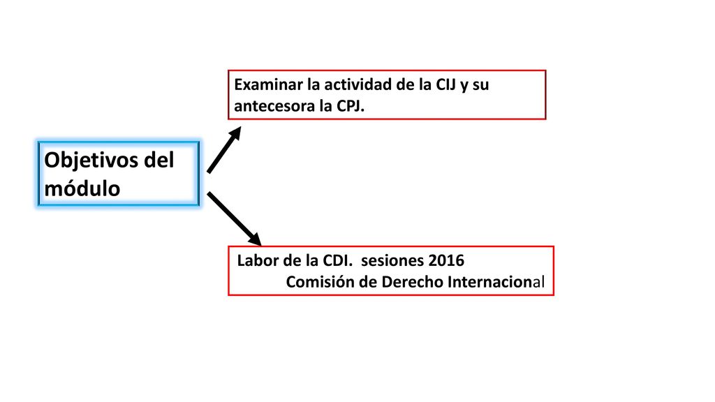 Examinar la actividad de la CIJ y su antecesora la CPJ.