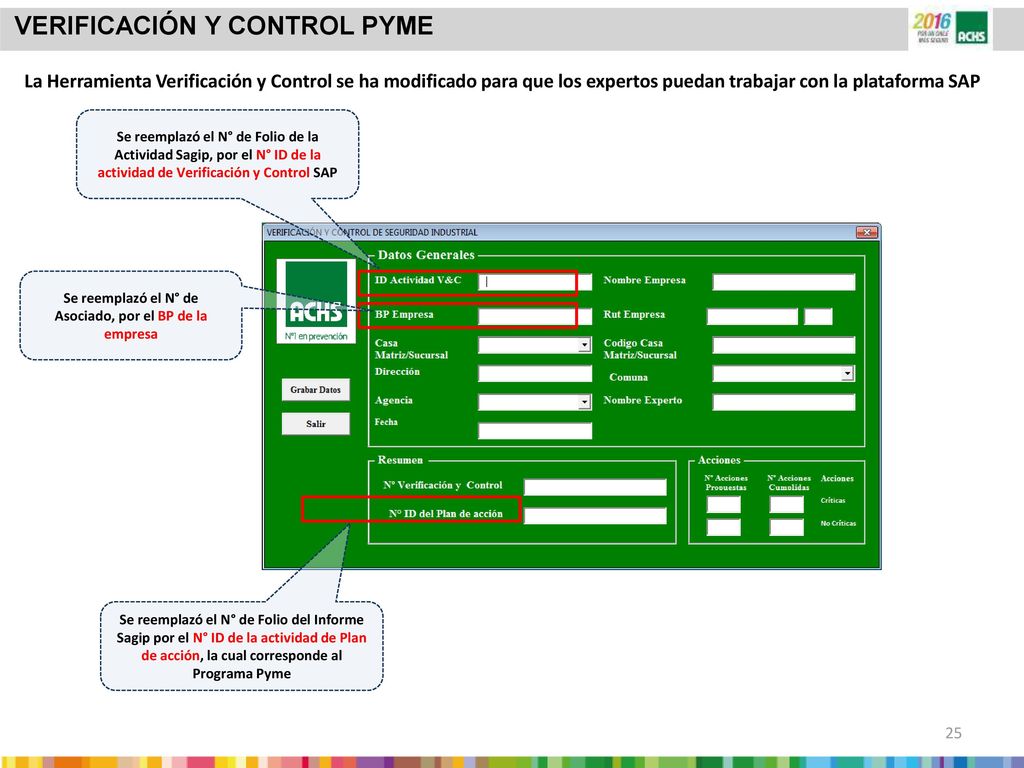 Se reemplazó el N° de Asociado, por el BP de la empresa