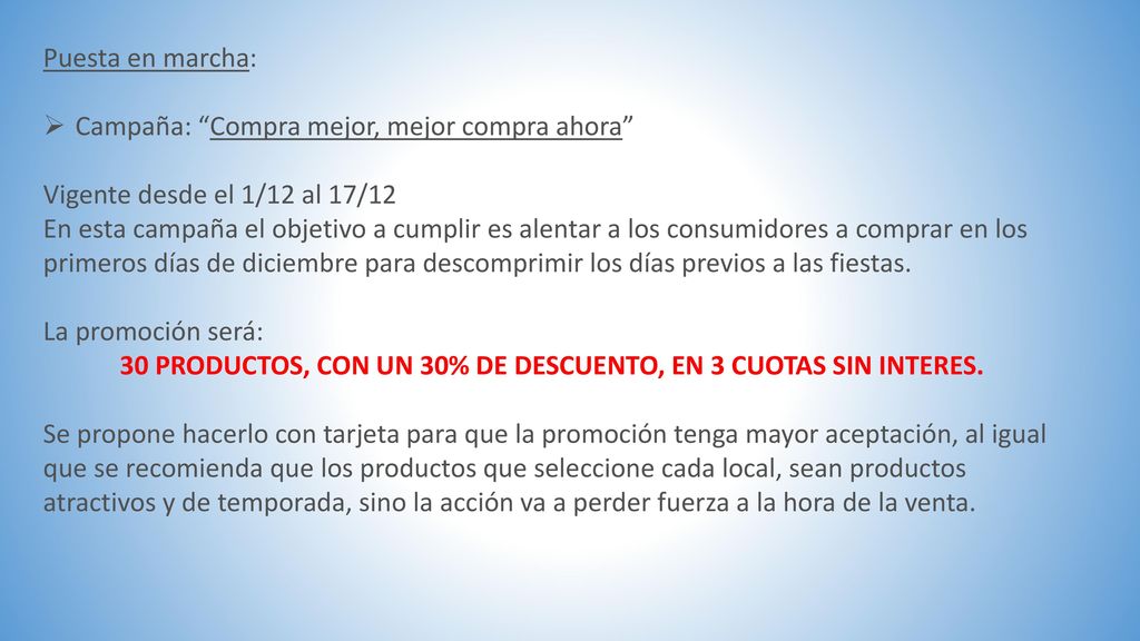 30 PRODUCTOS, CON UN 30% DE DESCUENTO, EN 3 CUOTAS SIN INTERES.