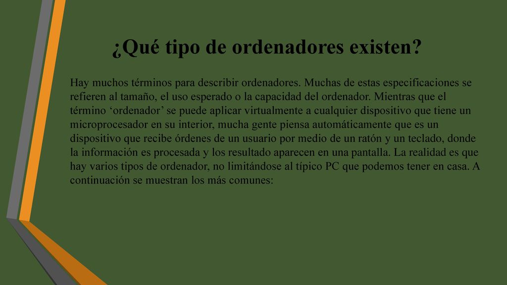 ¿Qué tipo de ordenadores existen