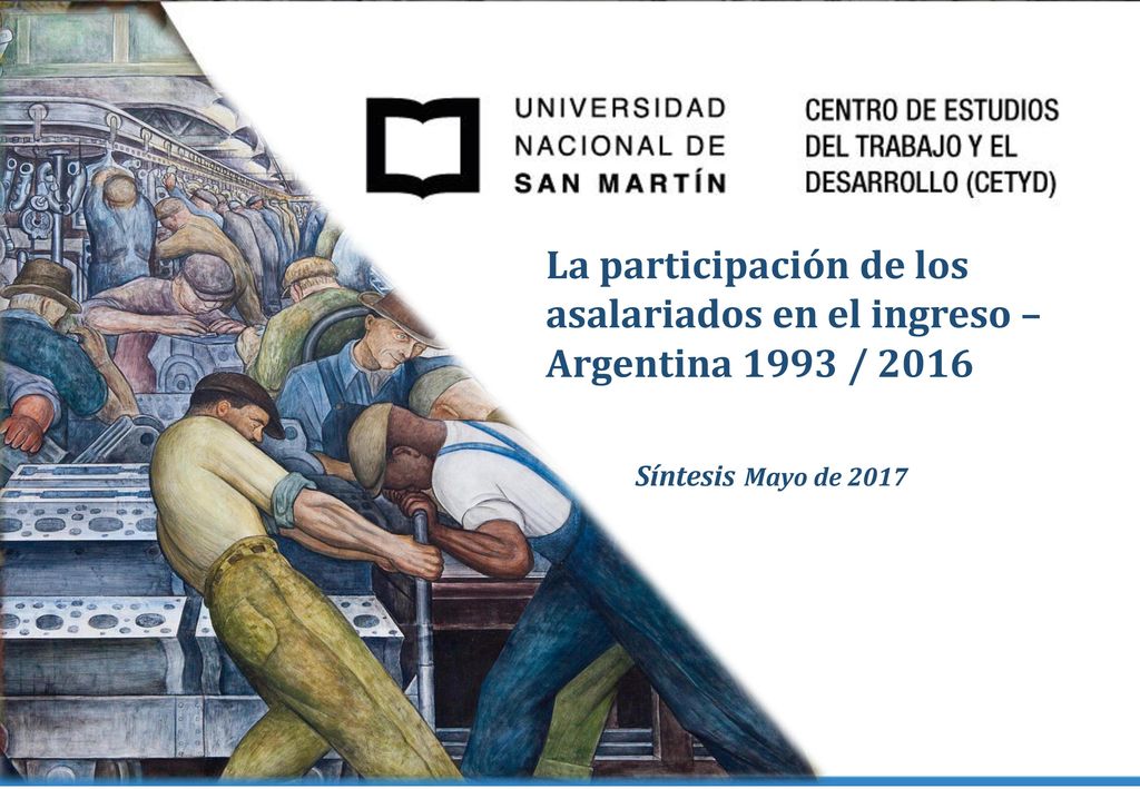 La participación de los asalariados en el ingreso – Argentina 1993 / 2016