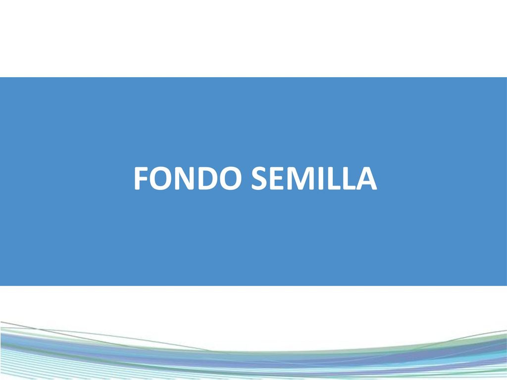F O N D O S E M I L L A FONDO SEMILLA