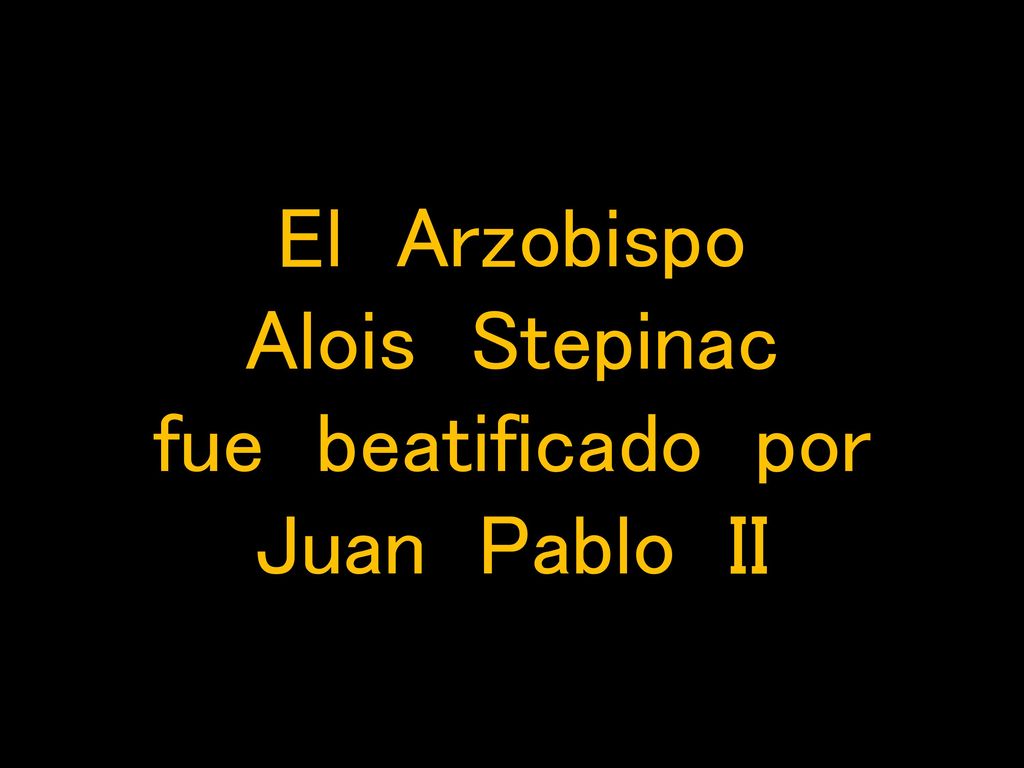 El Arzobispo Alois Stepinac fue beatificado por Juan Pablo II