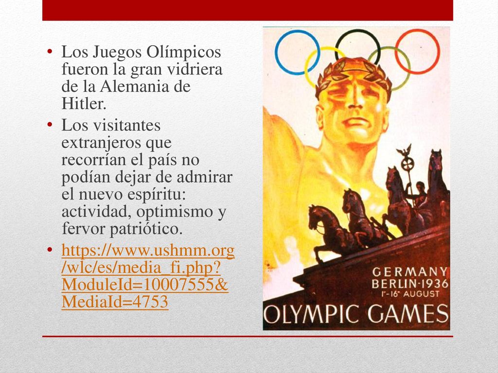 Los Juegos Olímpicos fueron la gran vidriera de la Alemania de Hitler.