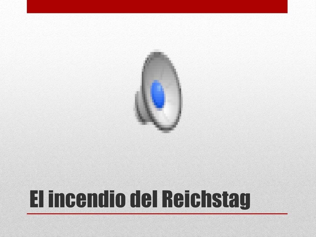 El incendio del Reichstag