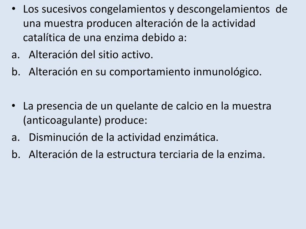 Los sucesivos congelamientos y descongelamientos de una muestra producen alteración de la actividad catalítica de una enzima debido a: