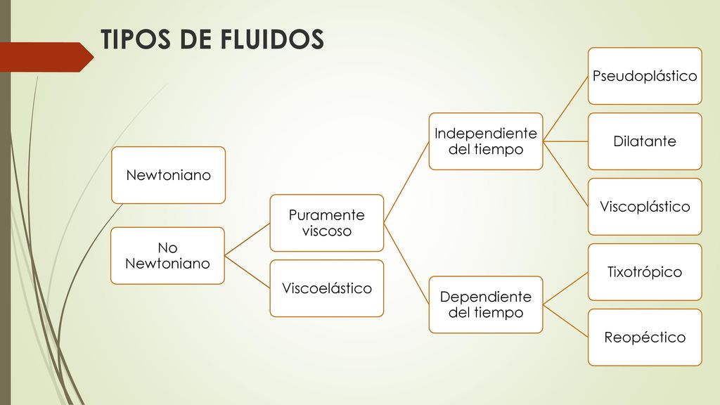 TIPOS DE FLUIDOS No Newtoniano Puramente viscoso