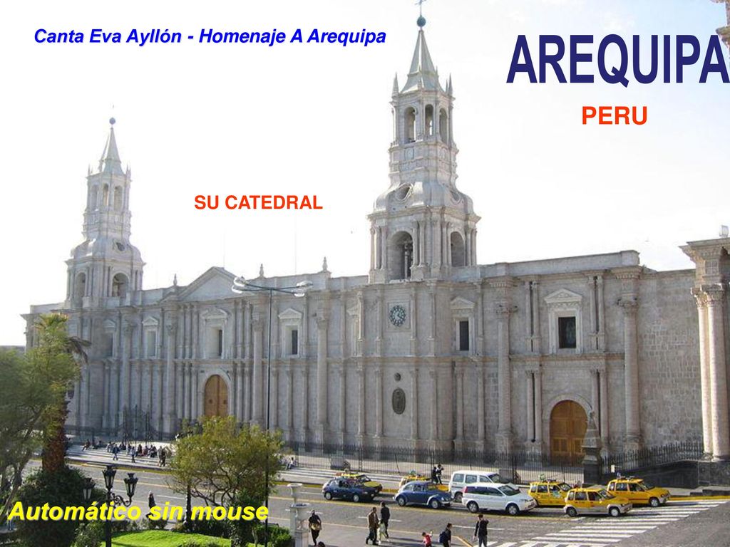 PERU Automático sin mouse Canta Eva Ayllón - Homenaje A Arequipa