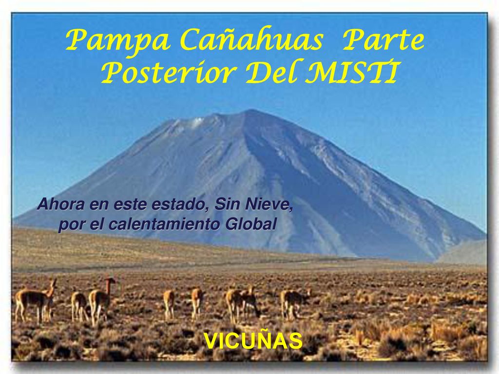 Ahora en este estado, Sin Nieve, por el calentamiento Global