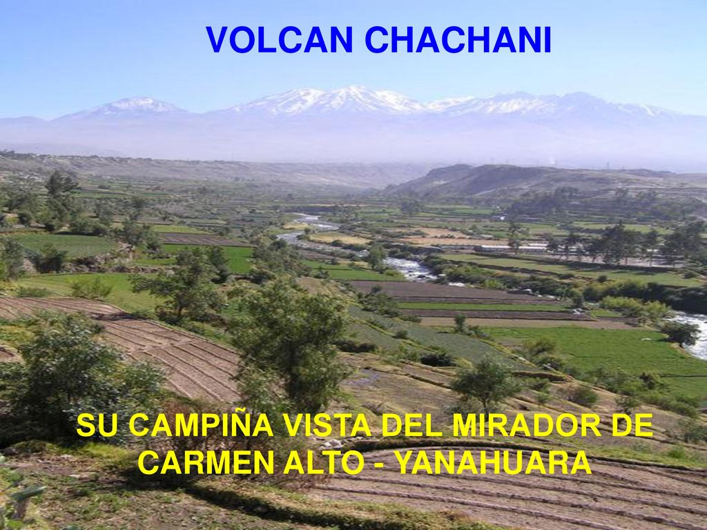 SU CAMPIÑA VISTA DEL MIRADOR DE CARMEN ALTO - YANAHUARA