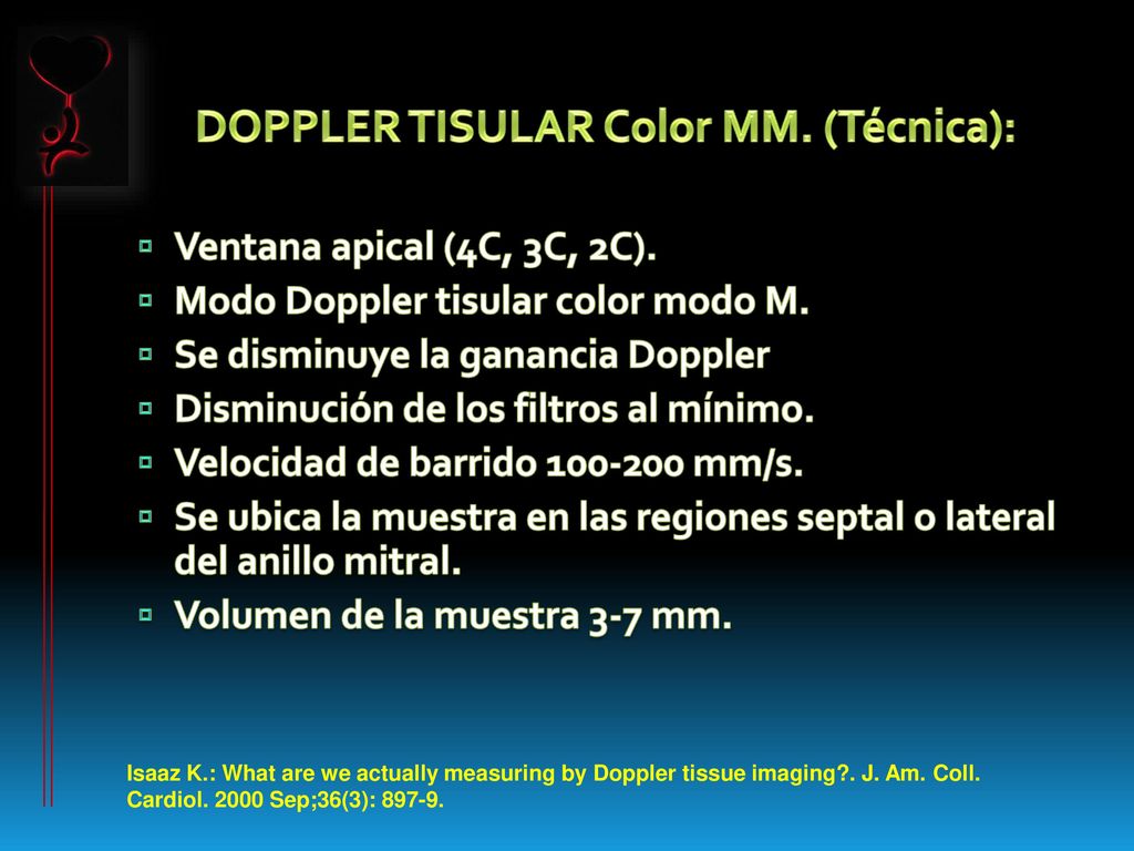 DOPPLER TISULAR Color MM. (Técnica):