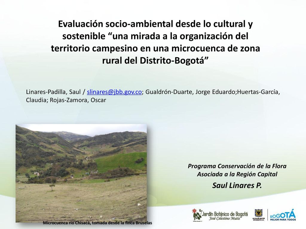 Programa Conservación de la Flora Asociada a la Región Capital