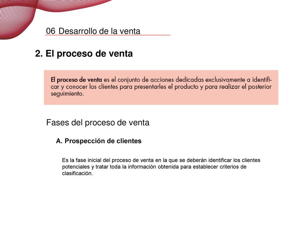 2. El proceso de venta 06 Fases del proceso de venta