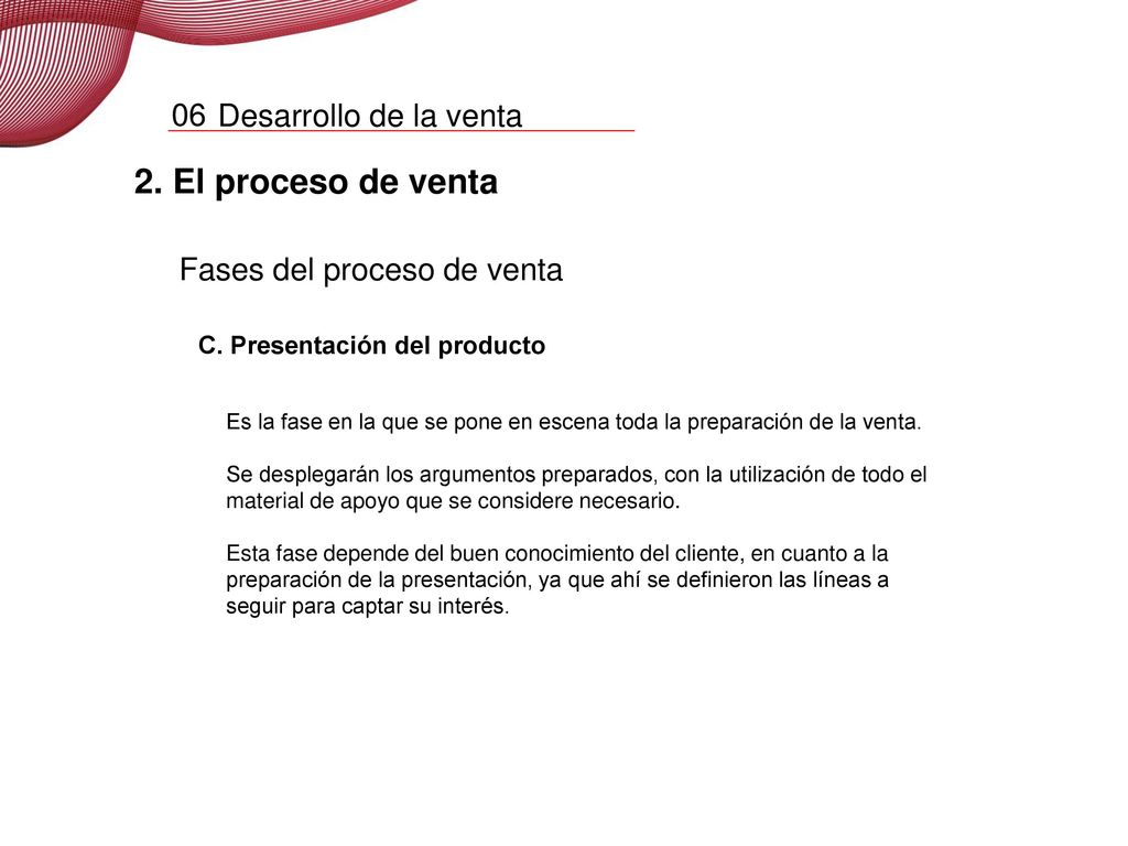 2. El proceso de venta 06 Fases del proceso de venta