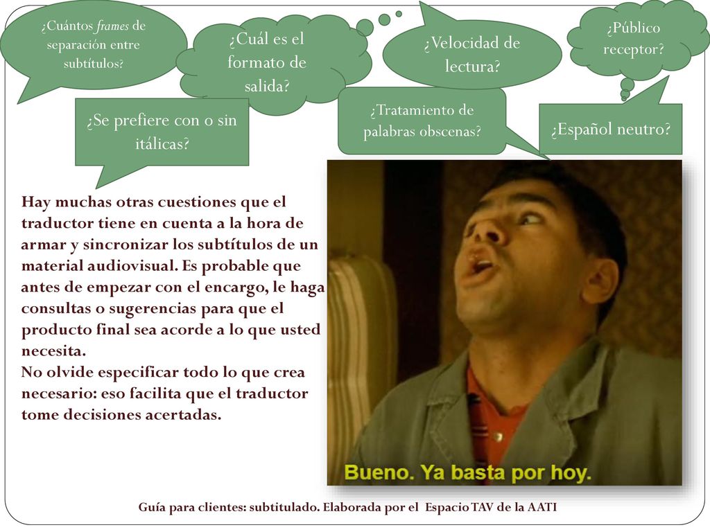 ¿Cuál es el formato de salida ¿Velocidad de lectura