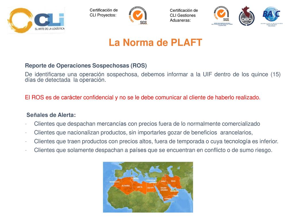 La Norma de PLAFT Reporte de Operaciones Sospechosas (ROS)