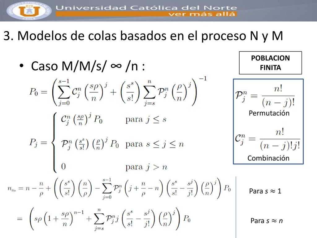 3. Modelos de colas basados en el proceso N y M