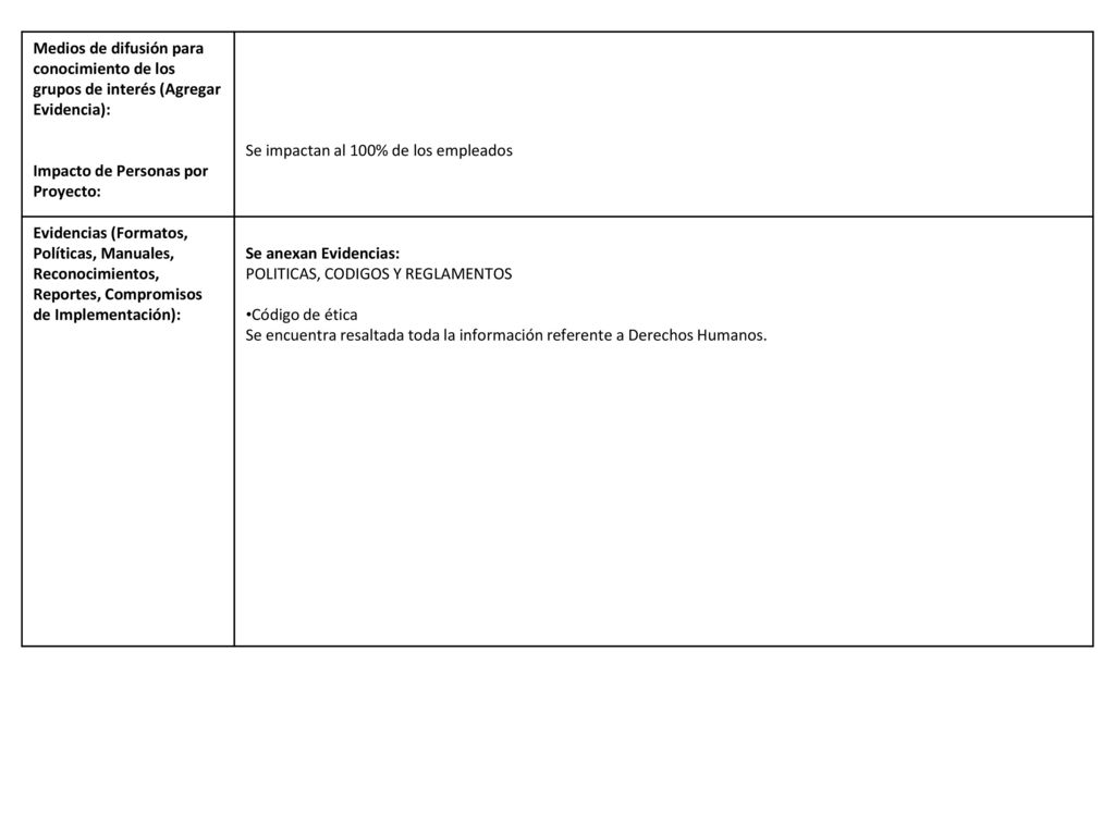 Medios de difusión para conocimiento de los grupos de interés (Agregar Evidencia):
