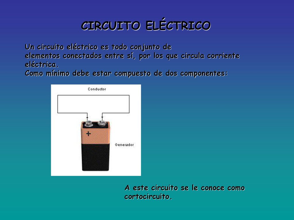 CORRIENTE ELÉCTRICA La cantidad de carga que circula por un conductor