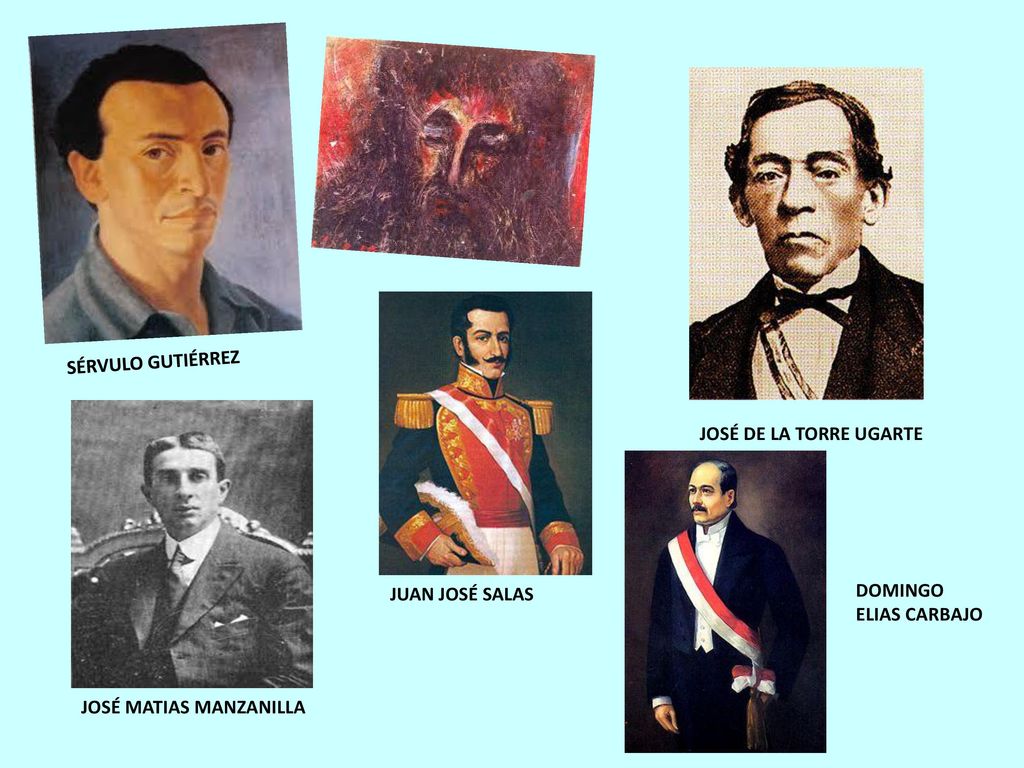 SÉRVULO GUTIÉRREZ JOSÉ DE LA TORRE UGARTE. JUAN JOSÉ SALAS.