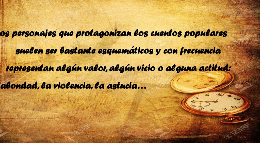 Los personajes que protagonizan los cuentos populares