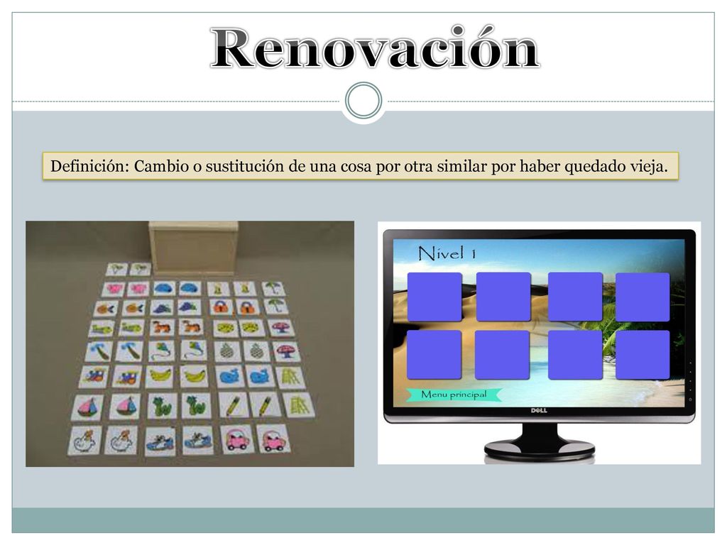 Renovación Definición: Cambio o sustitución de una cosa por otra similar por haber quedado vieja.