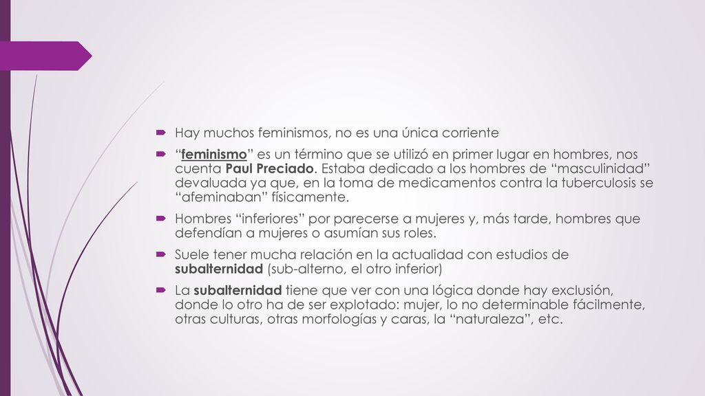 Hay muchos feminismos, no es una única corriente