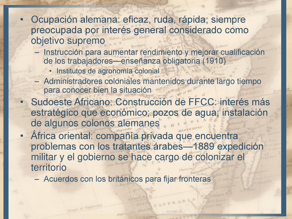 Ocupación alemana: eficaz, ruda, rápida; siempre preocupada por interés general considerado como objetivo supremo