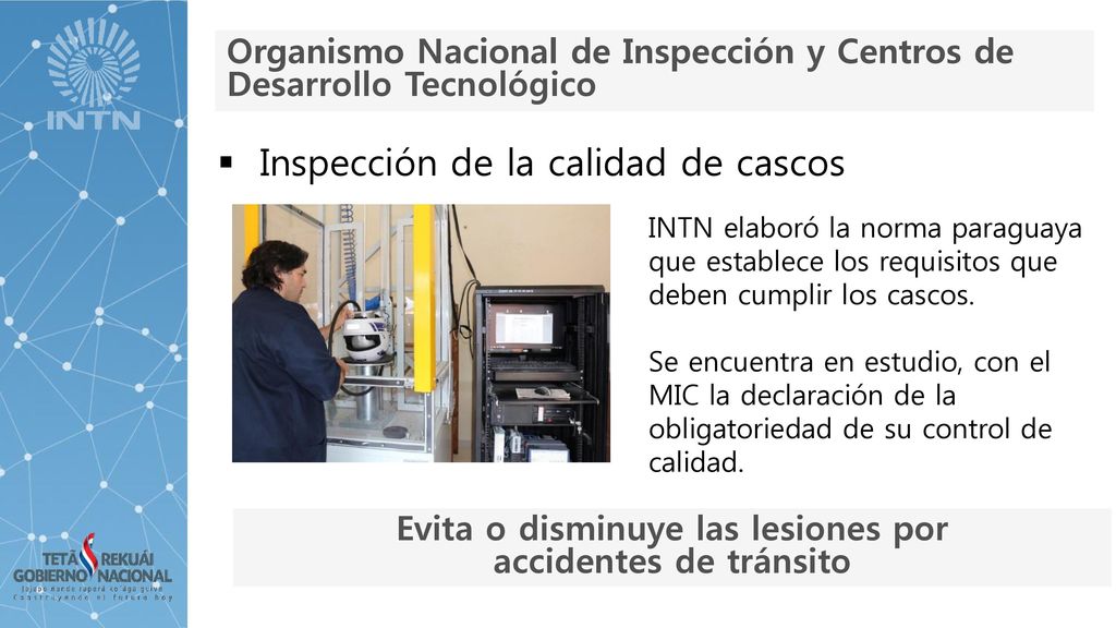 Evita o disminuye las lesiones por accidentes de tránsito