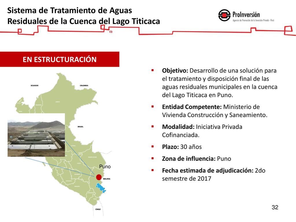 Sistema de Tratamiento de Aguas Residuales de la Cuenca del Lago Titicaca