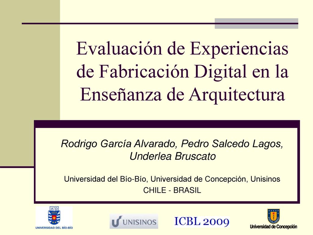 Evaluación de Experiencias de Fabricación Digital en la Enseñanza de Arquitectura