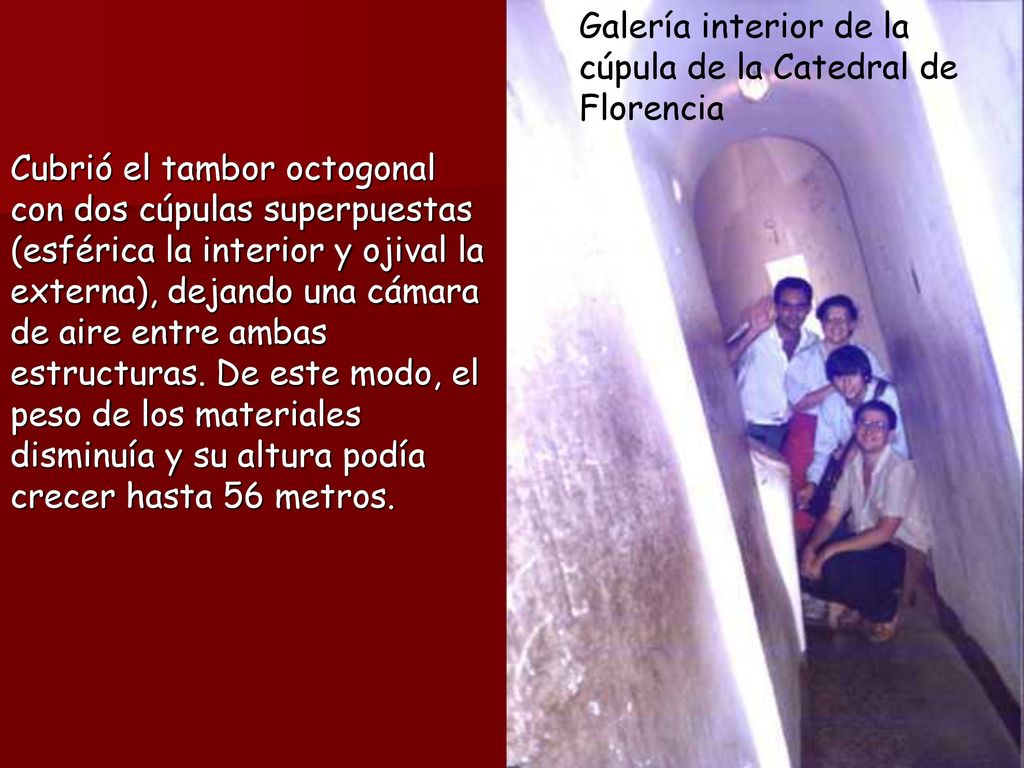 Galería interior de la cúpula de la Catedral de Florencia