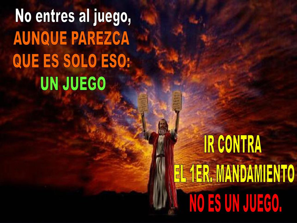 No entres al juego, AUNQUE PAREZCA. QUE ES SOLO ESO: UN JUEGO.