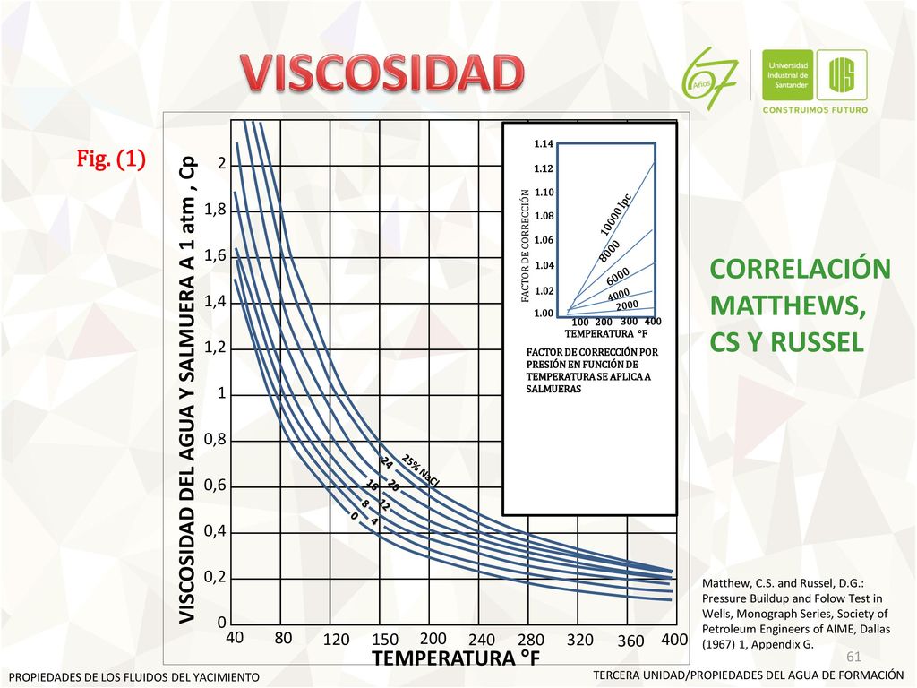 VISCOSIDAD CORRELACIÓN MATTHEWS, CS Y RUSSEL Fig. (1)