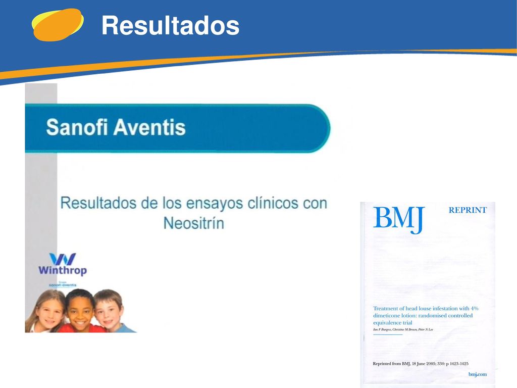 Resultados Resumen del estudio como pediculicida innovador y soporte ciéntifico.