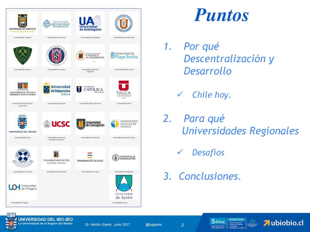 Puntos Por qué Descentralización y Desarrollo Para qué Conclusiones.