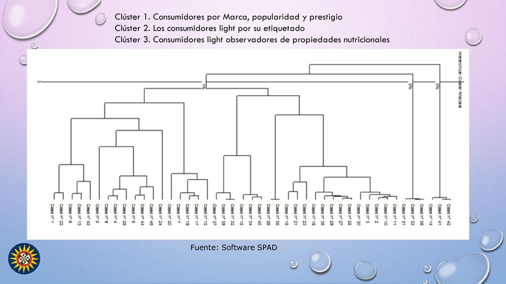 Clúster 1. Consumidores por Marca, popularidad y prestigio Clúster 2