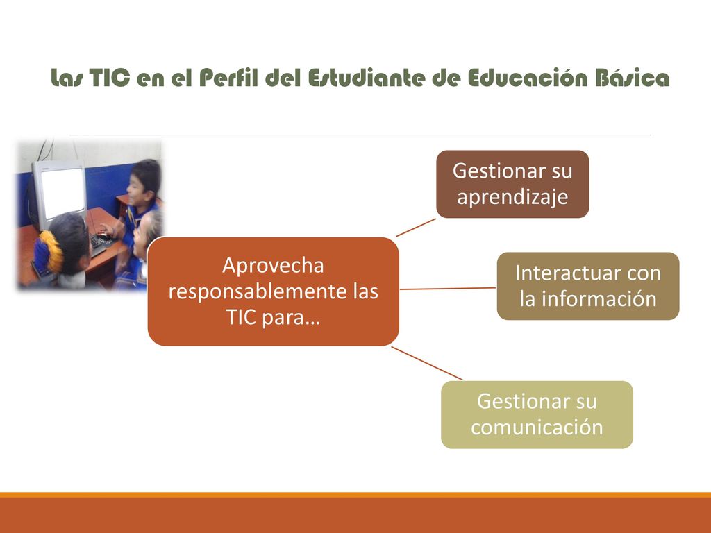 Las TIC en el Perfil del Estudiante de Educación Básica