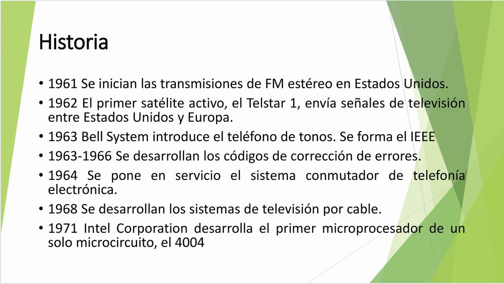 Historia 1961 Se inician las transmisiones de FM estéreo en Estados Unidos.