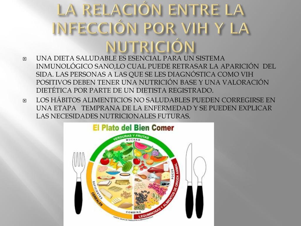 LA RELACIÓN ENTRE LA INFECCIÓN POR VIH Y LA NUTRICIÓN