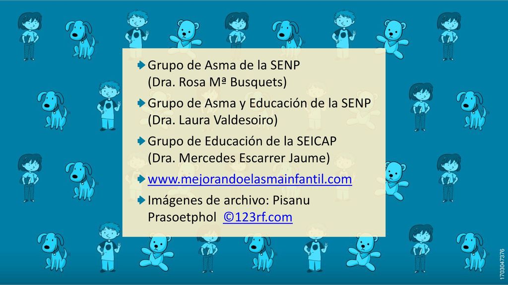 Grupo de Asma de la SENP (Dra. Rosa Mª Busquets)