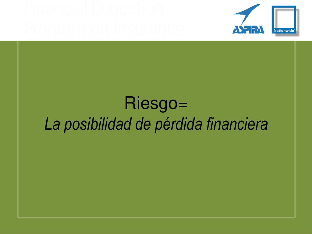 ¿Por qué es importante el riesgo para los seguros