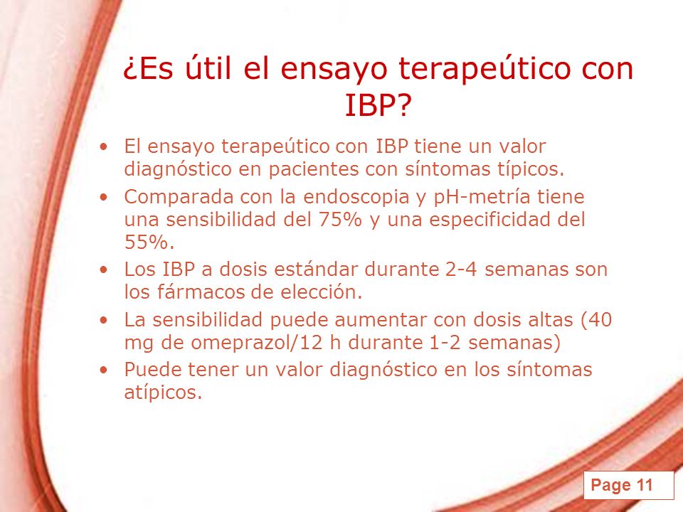 ¿Es útil el ensayo terapeútico con IBP