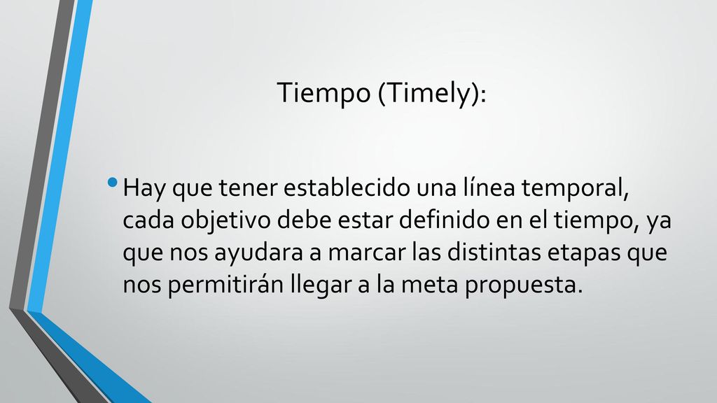 Tiempo (Timely):