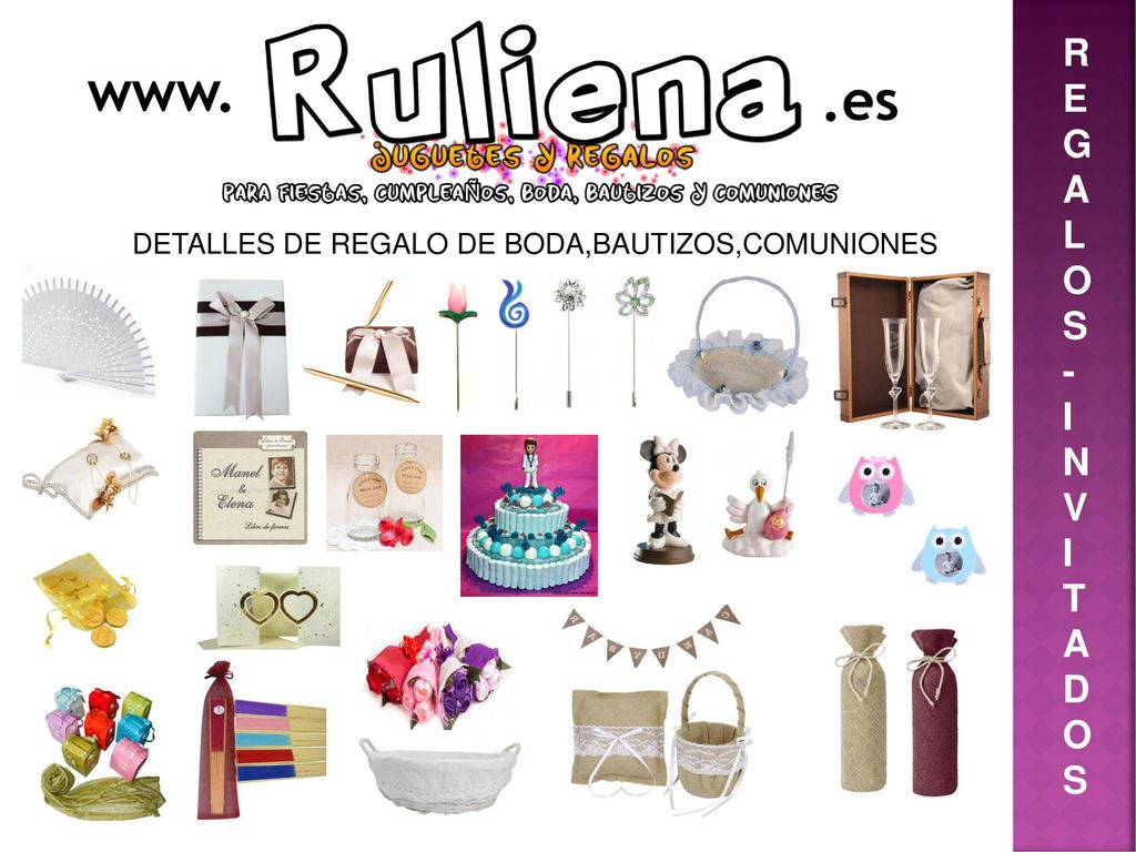 www. .es R E G A L O S -INVITADOS