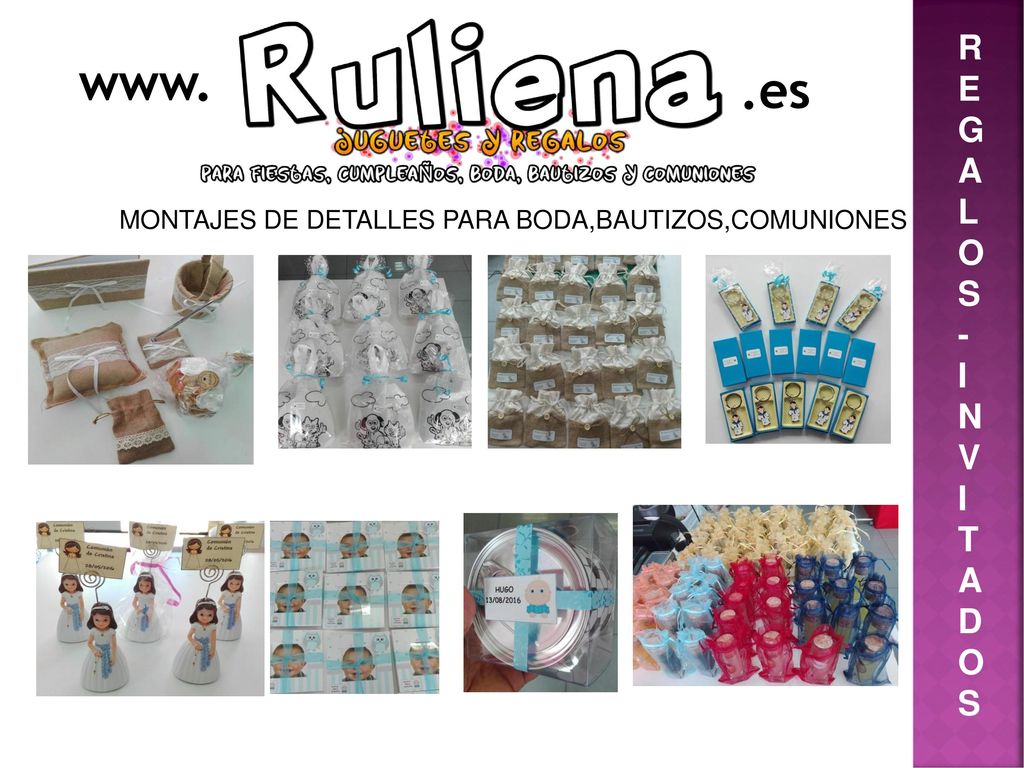 www. .es R E G A L O S -INVITADOS
